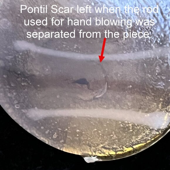 Lampwork & Dichroic Art Glass Pendant - Picture 3 of 7